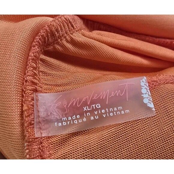 Free People Break It Up Joggers Ribbed Leg Cuff Wide Waist Pockets Womens XL - Picture 3 of 8